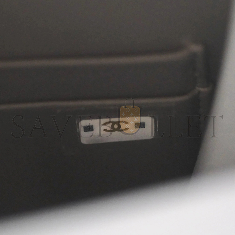 CHANEL MINI HANDLE CLUTCH WITH CHAIN GREY LAMBSKIN AP2682 (12*11*5cm)